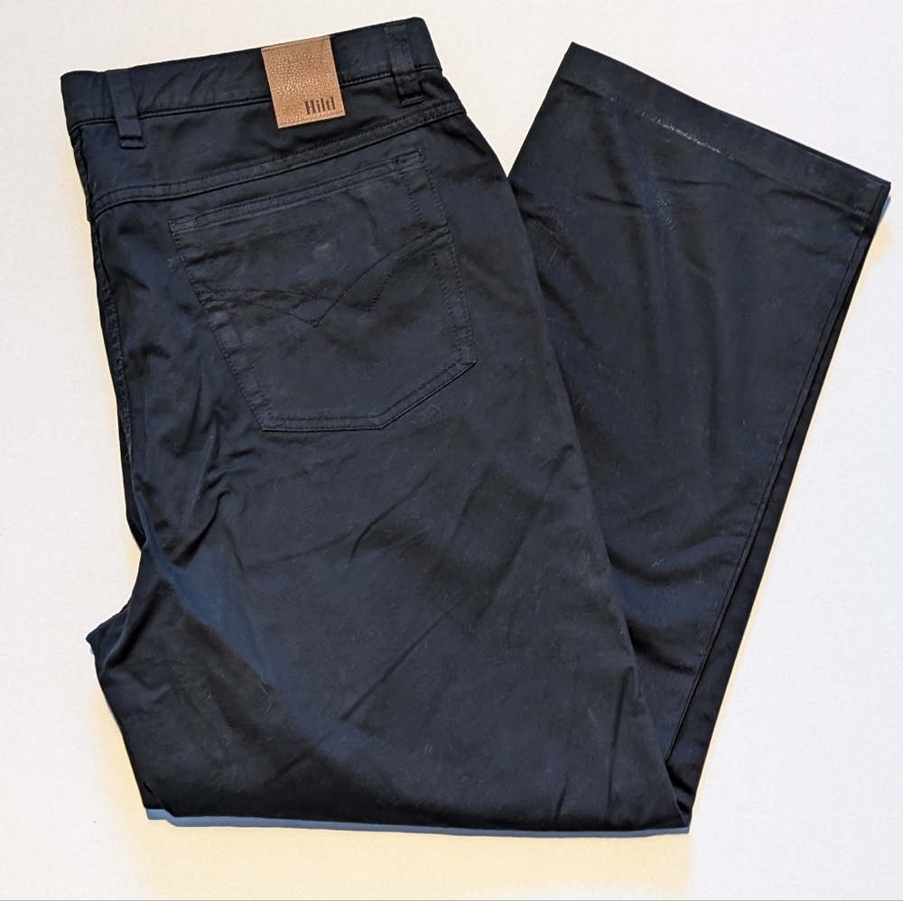 2/$20 Hiltl Black Pants 5 Pocket Style Size 40